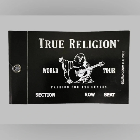 TRUE RELIGION Crafted With Pride Since 2002 Horseshoe LOGO Women’s Fitted Tshirt - Picture 6 of 7